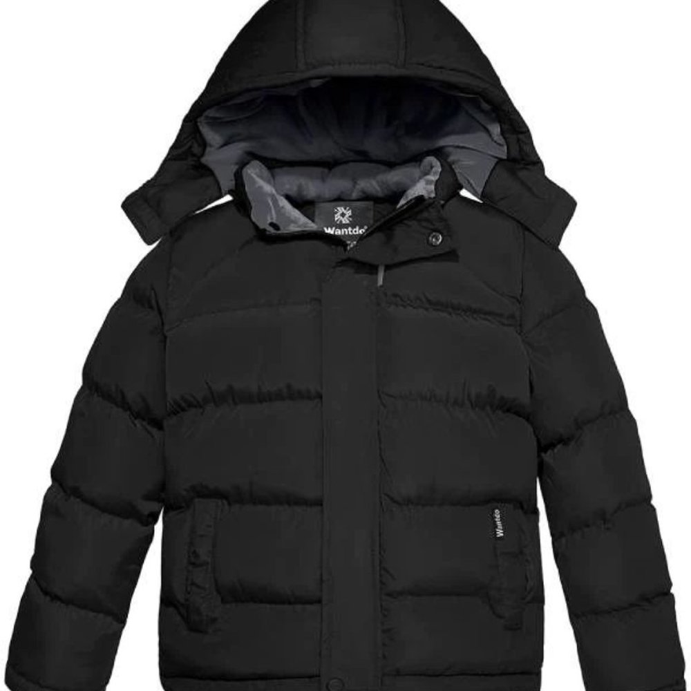 NEW WITH TAGS! SIZE 10/12 WANTDO Boys Padded Winter Coat Thicken Warm Jacket Wit